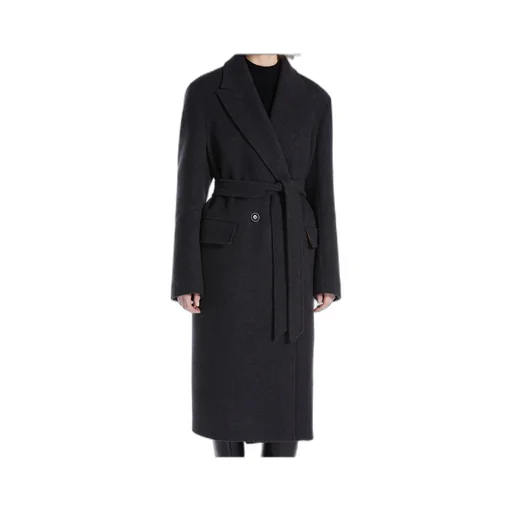 Double-Breasted Cashmere Coat