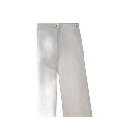 Button Detailed Wide Leg Pants
