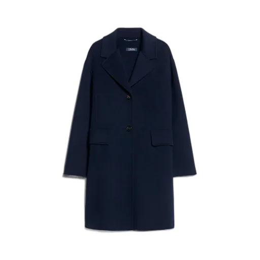 Single-Breasted Long-Sleeved Coat