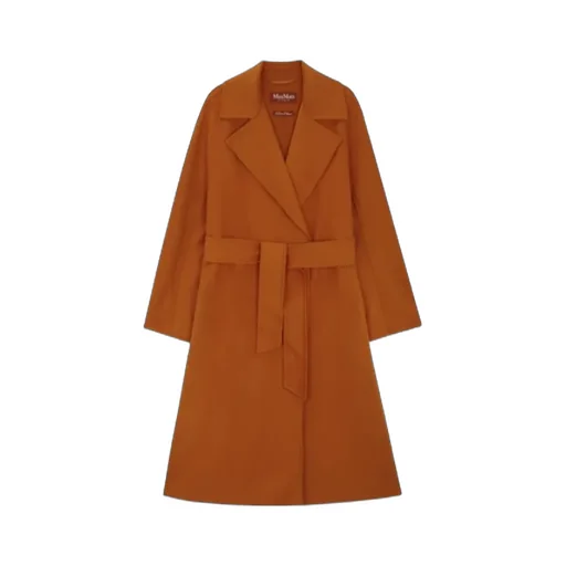 Long-Sleeved Wool Coat