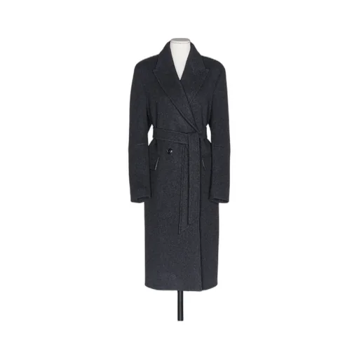 Double-Breasted Cashmere Coat