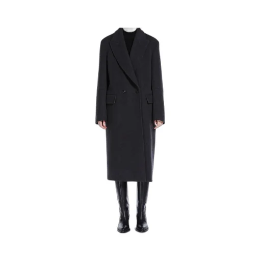 Double-Breasted Cashmere Coat