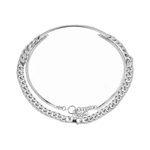Mixed Logo Engraved Necklace