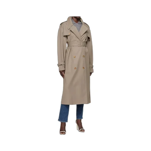 Tailored Twist Trench Coat