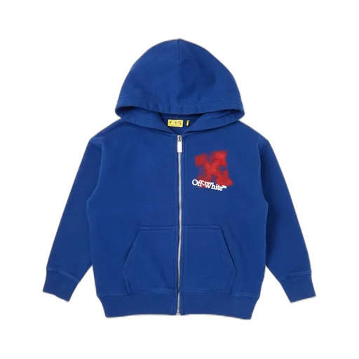 Arrow Spray Zip Logo Hoodie