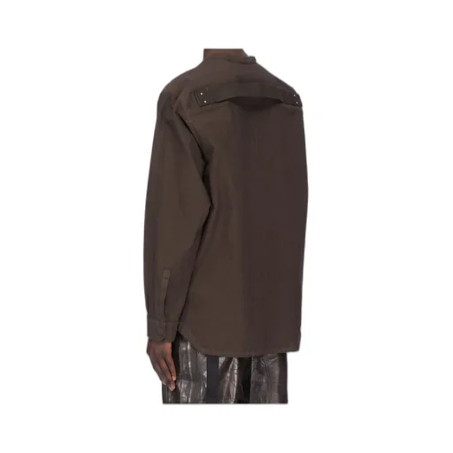 Button-Fastening Cotton Shirt