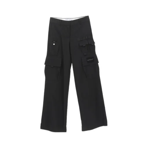 Logo Detailed Wide Leg Trousers