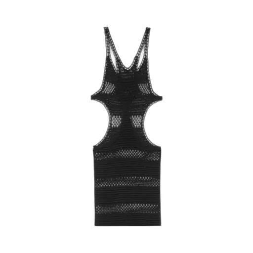 Cut-Out Crochet Dress