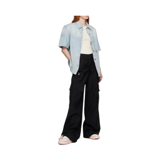 Logo Detailed Wide Leg Trousers