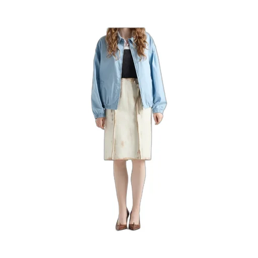 Long-Sleeved Zipped Jacket
