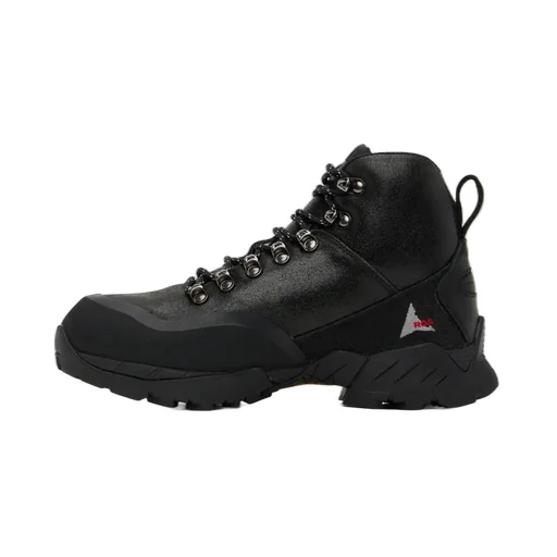 Round-Toe Lace-Up Boots