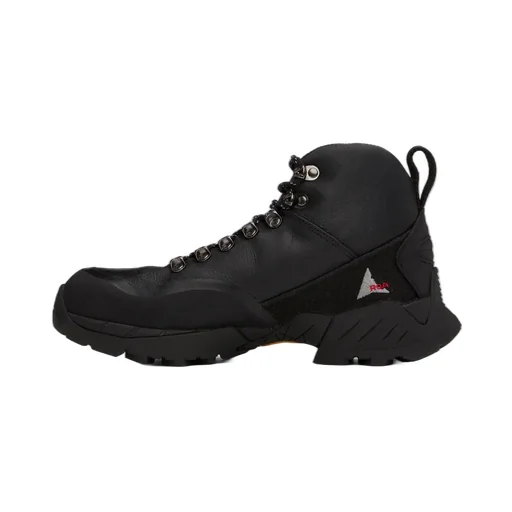 Round-Toe Lace-Up Boots