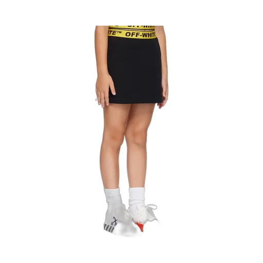 Logo Waistband Mini Skirt