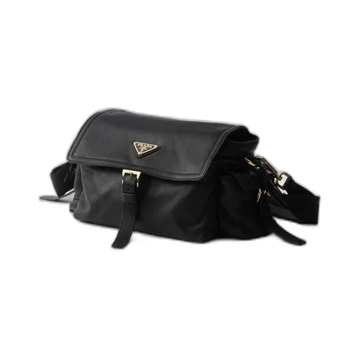 Medium Explore Nappa Leather Shoulder Bag With Flap