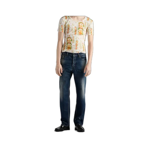 Regular Washed Denim Jeans