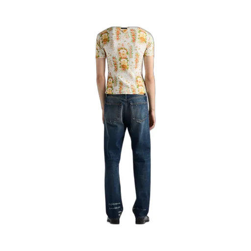 Regular Washed Denim Jeans