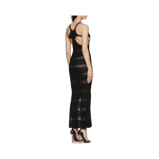 Cut-Out Crochet Dress