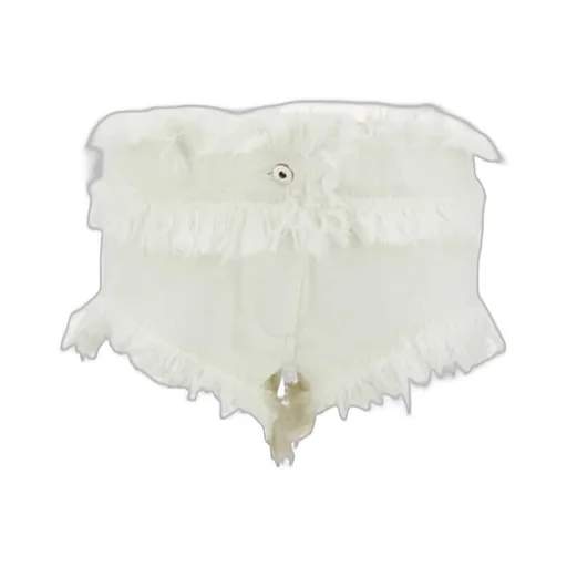 Frayed Denim Shorts