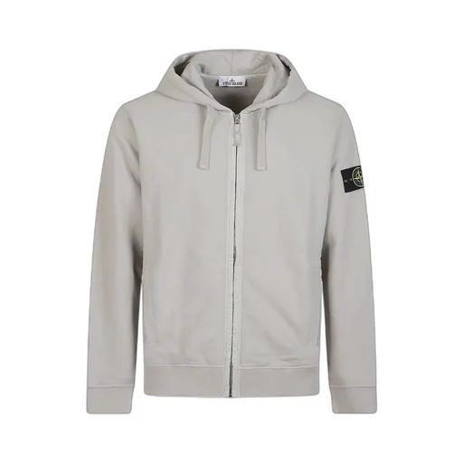 Logo Patch Zip-Up Hoodie