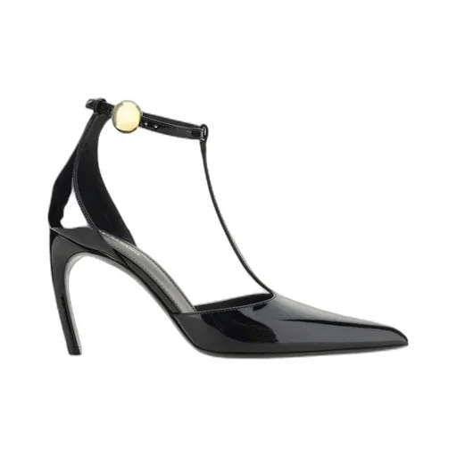 T-Strap Pointed-Toe Pumps