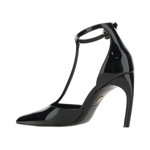 T-Strap Pointed-Toe Pumps