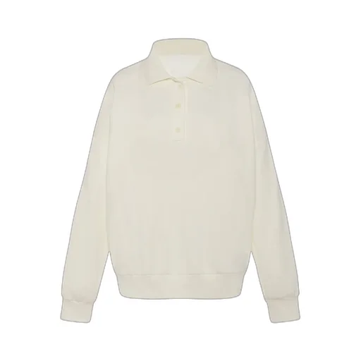 Knitted Polo Sweatshirt