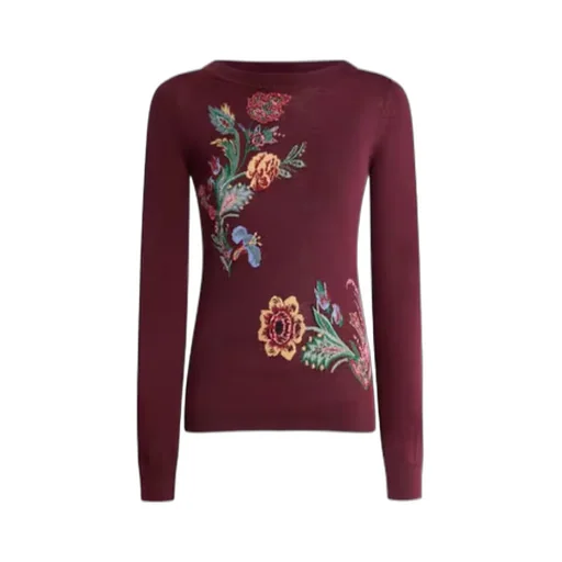 Wool-Blend Jacquard Sweater