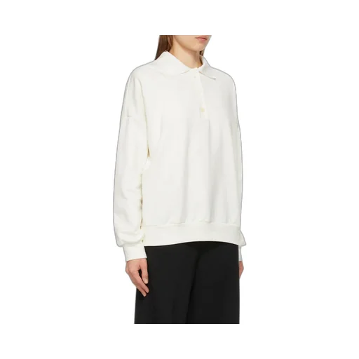 Knitted Polo Sweatshirt