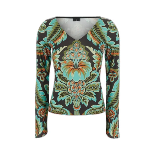 Printed Jersey Top