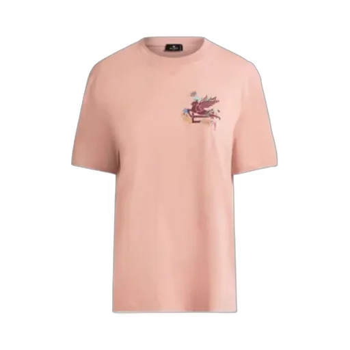 Cotton T-Shirt With Pegasus