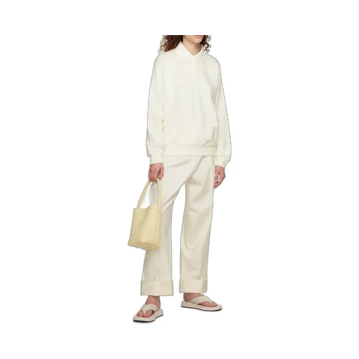 Knitted Polo Sweatshirt