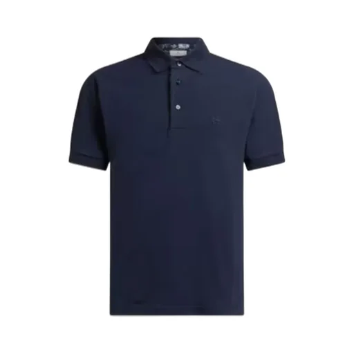 Cotton Polo Shirt With Pegaso