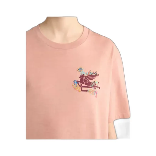 Cotton T-Shirt With Pegasus