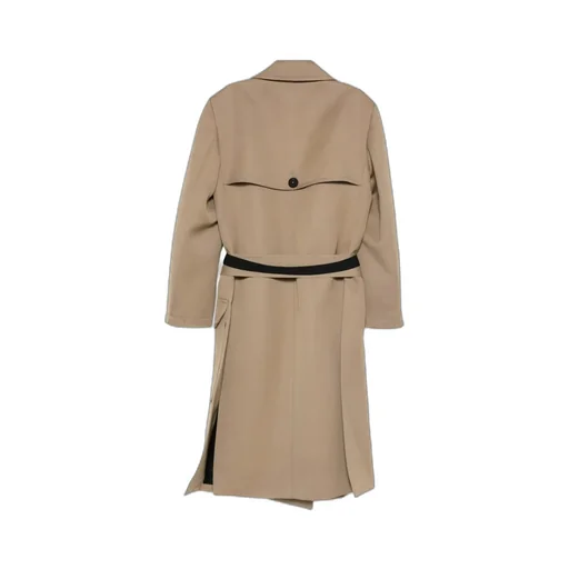 Double-Breasted Belted Coat
