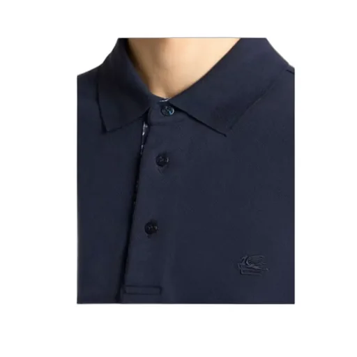 Cotton Polo Shirt With Pegaso