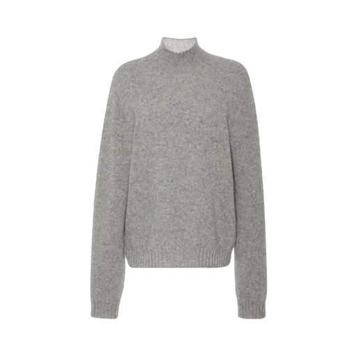 High-Neck Cashmere Knit