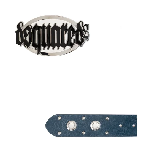 Gothic Logo Buckled Belt