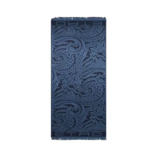 Printed Wool- And Silk-Blend Scarf