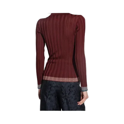 Ribbed Polo Shirt With Pegaso Buttons