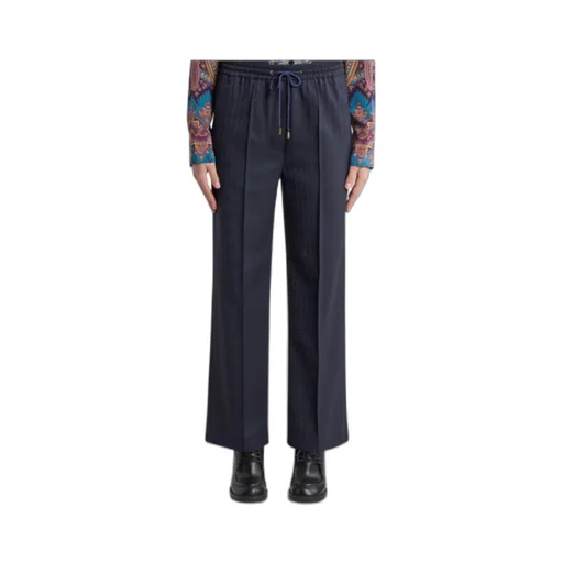 Wool Jacquard Jogging Trousers