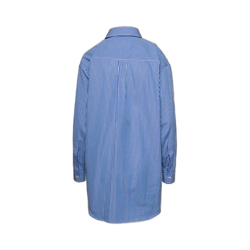 Logo-Embroidered Striped Buttoned Shirt