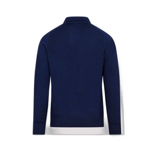 Logo-Embroidered Long-Sleeve Polo Shirt
