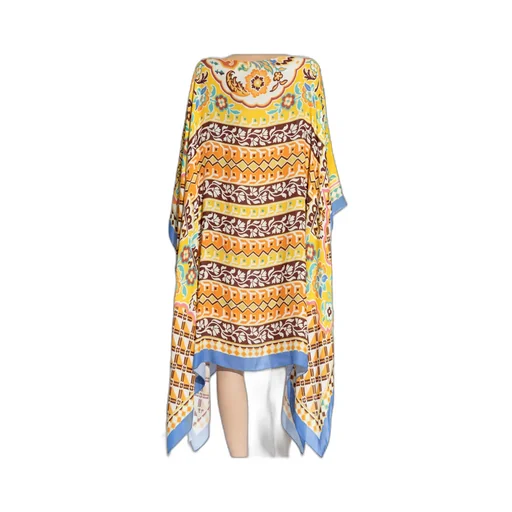 Paisley Printed Beach Dress