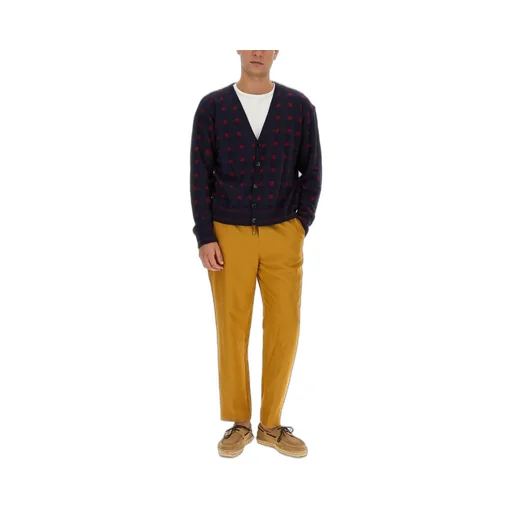 V-Neck Button-Up Cardigan