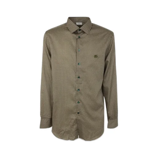 Logo Embroidered Long Sleeved Shirt