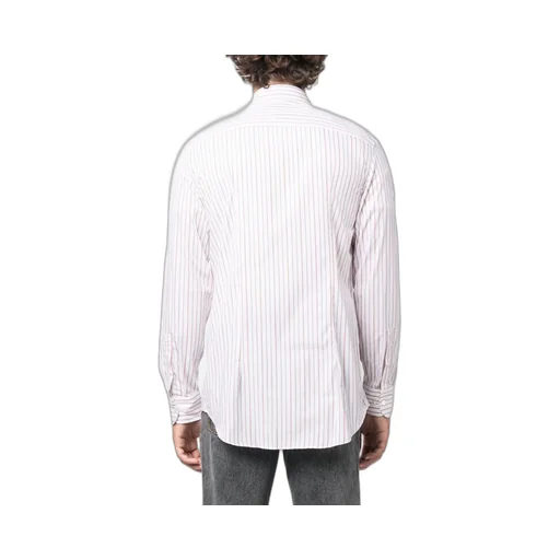 Logo-Embroidered Striped Shirt