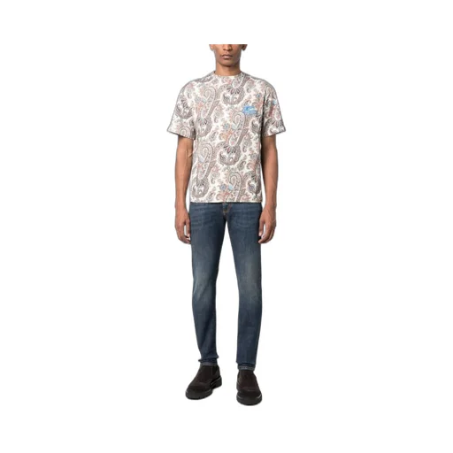 Jeans With Pegaso Embroidery On Rear