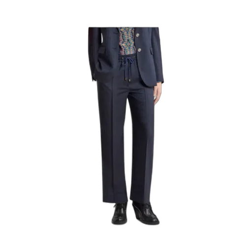 Wool Jacquard Jogging Trousers