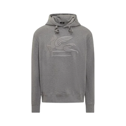 Logo Printed Drawstring Hoodie