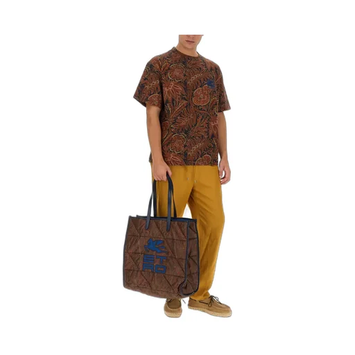 Floral Print Crewneck T-Shirt